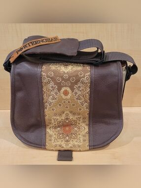 Porteen Gear Canvas And Leather Camera Shoulder Crossbody Bag